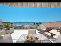 Apartamenty Bozo - amazing terrace and sea view: A1(4) Okrug Gornji - Wyspa Ciovo  - Apartament - A1(4): widok na morze