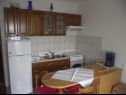 Apartamenty Marija - seaview: A1(2+1), A2(4), A3(2), A4(6+2) Novi Vinodolski - Riwiera Crikvenica  - Apartament - A3(2): kuchnia z jadalnią