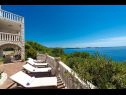 Dom wakacyjny Luxury - amazing seaview H(8+2) Soline (Dubrownik) - Riwiera Dubrownik  - Chorwacja  - tarasa