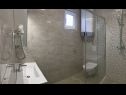 Apartamenty Sunny Hvar - with pool; A1(2), A2(4+1) Zatoka Basina (Jelsa) - Wyspa Hvar  - Chorwacja  - Apartament - A2(4+1): łazienka z WC