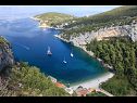 Apartamenty Grozdana - 5 m from sea: SA1 - Martina(2+1) Zatoka Pokrivenik - Wyspa Hvar  - Chorwacja  - plaża