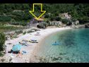 Apartamenty Mateo - by the beach; A1 Delia(5), A2 Mateo(4), A3 Mini(3+2) Zatoka Skozanje (Gdinj) - Wyspa Hvar  - Chorwacja  - dom
