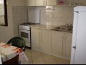 Apartamenty Smil - 30 m from sea: A1(4) Sucuraj - Wyspa Hvar  - Apartament - A1(4): kuchnia z jadalnią