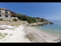 Apartamenty Maca - seafront: A1(5), A2(6+1) Zatoka Zarace (Gdinj) - Wyspa Hvar  - plaża