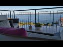 Apartamenty Jela - terrace and sea view A1(4+2) Zavala - Wyspa Hvar  - Apartament - A1(4+2): tarasa