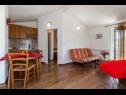 Apartamenty Perci- cosy and comfortable A1 Novi(2+2) , SA2 Stari(2) Krnica - Istria  - Apartament - A1 Novi(2+2) : kuchnia z jadalnią