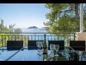 Dom wakacyjny Momento - peaceful resort : H(10) Blato - Wyspa Korcula  - Chorwacja  - H(10): widok z tarase
