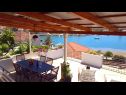 Apartamenty Sunny - 50 m from sea: A2(4) Lumbarda - Wyspa Korcula  - tarasa