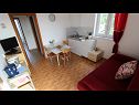 Apartamenty Kamena A3(2+1) Klimno - Wyspa Krk  - Apartament - A3(2+1): kuchnia z jadalnią