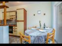 Apartamenty Zdrave - 500 m from sea: A1 prizemlje(4+2), A2 kat(4+2) Pinezici - Wyspa Krk  - Apartament - A1 prizemlje(4+2): kuchnia z jadalnią