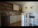 Apartamenty Insula Insule - rustic & peaceful: SA1(2+1), SA2(2+1) Skrbcici - Wyspa Krk  - Studio apartament - SA1(2+1): kuchnia z jadalnią