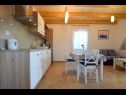 Apartamenty Insula Insule - rustic & peaceful: SA1(2+1), SA2(2+1) Skrbcici - Wyspa Krk  - Studio apartament - SA2(2+1): kuchnia z jadalnią