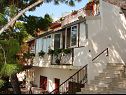 Apartamenty i pokoje Roza - 200 m from sea : A1(5), A2(4+2), R1(2), R2(2) Baska Voda - Riwiera Makarska  - dom