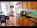 Apartamenty Ante - seaview A1(5), SA2(3), SA3(2+1) Brela - Riwiera Makarska  - Apartament - A1(5): kuchnia z jadalnią