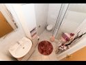 Apartamenty Slave - sea view : A1(2+2) Brela - Riwiera Makarska  - Apartament - A1(2+2): łazienka z WC