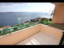 Apartamenty Up - amazing sea view: A1(2) Brela - Riwiera Makarska  - Apartament - A1(2): widok na morze (dom i otoczenie)