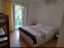 Apartamenty Mare - 150 m from beach SA1(2), A2(4+1), A3(4+2) Brela - Riwiera Makarska  - Apartament - A3(4+2): sypialnia