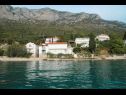 Apartamenty Sea View - cosy & comfortable: A2 Zaborke(4), A4 Somina(2+2) Brist - Riwiera Makarska  - dom