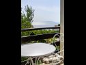 Apartamenty Goge - 90 m from the beach: A1(4), SA2(2) Gradac - Riwiera Makarska  - Apartament - A1(4): widok z balkona