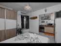 Apartamenty Vlatko - affordable & cosy: SA1(4), SA2(2+2), SA3(2+2) Krvavica - Riwiera Makarska  - Studio apartament - SA1(4): sypialnia