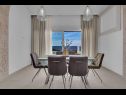 Apartamenty Prgo - with view and parking: A1(6), A2(6), A3(4) Makarska - Riwiera Makarska  - Apartament - A3(4): jadalnia