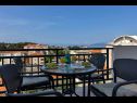 Apartamenty Josip - panoramic sea view & parking: A1(4+2) Makarska - Riwiera Makarska  - tarasa