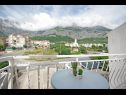 Apartamenty Mila - 2 bedrooms and free parking: A4(4+1), A5(5) Makarska - Riwiera Makarska  - Apartament - A4(4+1): widok z balkona