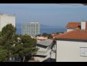 Apartamenty Jadro - 250 m from beach A1(4), A2Gornji(2+1), A3Srednji(2+1), A4Prizemlje(2) Makarska - Riwiera Makarska  - Apartament - A1(4): widok z tarase