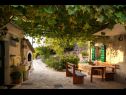 Dom wakacyjny Mirta - rustic villa: H(4+2) Podgora - Riwiera Makarska  - Chorwacja  - tarasa w ogrodzie
