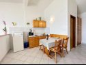 Apartamenty Tomo - 10 m from beach: A1(2+2), SA2(2) Zaostrog - Riwiera Makarska  - Studio apartament - SA2(2): kuchnia z jadalnią
