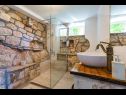 Dom wakacyjny Stone - pool house: H(4) Babino Polje - Wyspa Mljet  - Chorwacja  - H(4): łazienka z WC