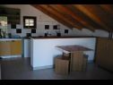 Apartamenty Marija - 20 m from beach : A1(2+3), A3(2+2), A4(2+2), SA5(2+1) Betina - Wyspa Murter  - Studio apartament - SA5(2+1): kuchnia z jadalnią