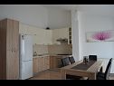 Apartamenty Tome - sea view : A1(4) Tisno - Wyspa Murter  - Apartament - A1(4): kuchnia z jadalnią