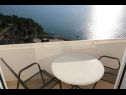 Apartamenty Paradiso with gorgeous sea view: A1 Doris (4+2), SA2 Petra (2+2), SA3 Nina (2) Lokva Rogoznica - Riwiera Omis  - Apartament - A1 Doris (4+2): balkon