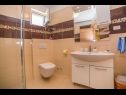 Apartamenty Saga 2 - with swimming pool A6(4+1), A7 (2+2), A8 (4+1) Lokva Rogoznica - Riwiera Omis  - Apartament - A8 (4+1): łazienka z WC