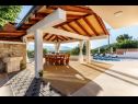 Dom wakacyjny Jurica-with heated pool: H(8) Nova Sela - Riwiera Omis  - Chorwacja  - zadaszona tarasa (dom i otoczenie)