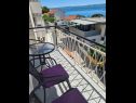 Apartamenty Aurel - sea view: A1(4+1) Omis - Riwiera Omis  - balkon