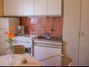 Apartamenty Branka - at the beach: A1(4), SA2(2) Stanici - Riwiera Omis  - Apartament - A1(4): kuchnia