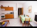Apartamenty Sea View - 250 m from sea: A1 Grande(7+1), A2 Vila Jadrana(2+1) Suhi Potok - Riwiera Omis  - Apartament - A2 Vila Jadrana(2+1): kuchnia z jadalnią