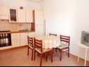 Apartamenty Luce - family friendly & parking: A1(4), A2(4), A3(4), A4(4), A5(4) Pag - Wyspa Pag  - Apartament - A5(4): kuchnia z jadalnią