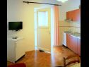 Apartamenty Stjepan - 10m from beach: A1(4+1), A2(2+2), A3(2+1) Pag - Wyspa Pag  - Apartament - A3(2+1): kuchnia z jadalnią
