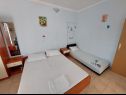 Apartamenty Bor - 20 meters from beach: SA3(2+1), A1(4+1), A2(4+1) Kraj - Wyspa Pasman  - Studio apartament - SA3(2+1): sypialnia