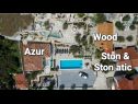 Dom wakacyjny Three holiday homes: H1 Azur (4), H2 Wood (4), H3 Ston (4+2) Orebic - Półwysep Peljesac  - Chorwacja  - dom
