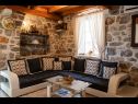 Dom wakacyjny Three holiday homes: H1 Azur (4), H2 Wood (4), H3 Ston (4+2) Orebic - Półwysep Peljesac  - Chorwacja  - H3 Ston (4+2): pokój dzienny