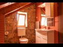 Dom wakacyjny Three holiday homes: H1 Azur (4), H2 Wood (4), H3 Ston (4+2) Orebic - Półwysep Peljesac  - Chorwacja  - H3 Ston (4+2): łazienka z WC