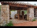 Dom wakacyjny Sage - rustic dalmatian peace H(2+1) Trpanj - Półwysep Peljesac  - Chorwacja  - H(2+1): tarasa