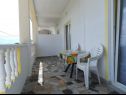 Apartamenty Nedo - 150 m from sandy beach: A1(2+1), A2(2+1) Lopar - Wyspa Rab  - Apartament - A2(2+1): tarasa