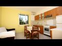 Apartamenty Per - comfortable  family apartments A1(2+2), A2(4+1), A3(2+2) Grebastica - Riwiera Sibenik  - Apartament - A1(2+2): kuchnia z jadalnią
