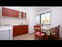 Apartamenty Per - comfortable  family apartments A1(2+2), A2(4+1), A3(2+2) Grebastica - Riwiera Sibenik  - Apartament - A2(4+1): kuchnia z jadalnią