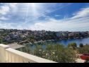 Apartamenty Branka - 30 m from beach: A1 zeleni(4+1), A2 žuti(4+1) Zatoka Kanica (Rogoznica) - Riwiera Sibenik  - Chorwacja  - Apartament - A2 žuti(4+1): widok na morze